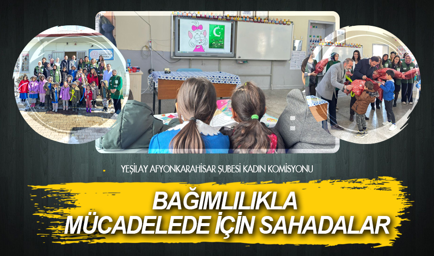 Bağımlılıkla mücadelede için sahadalar